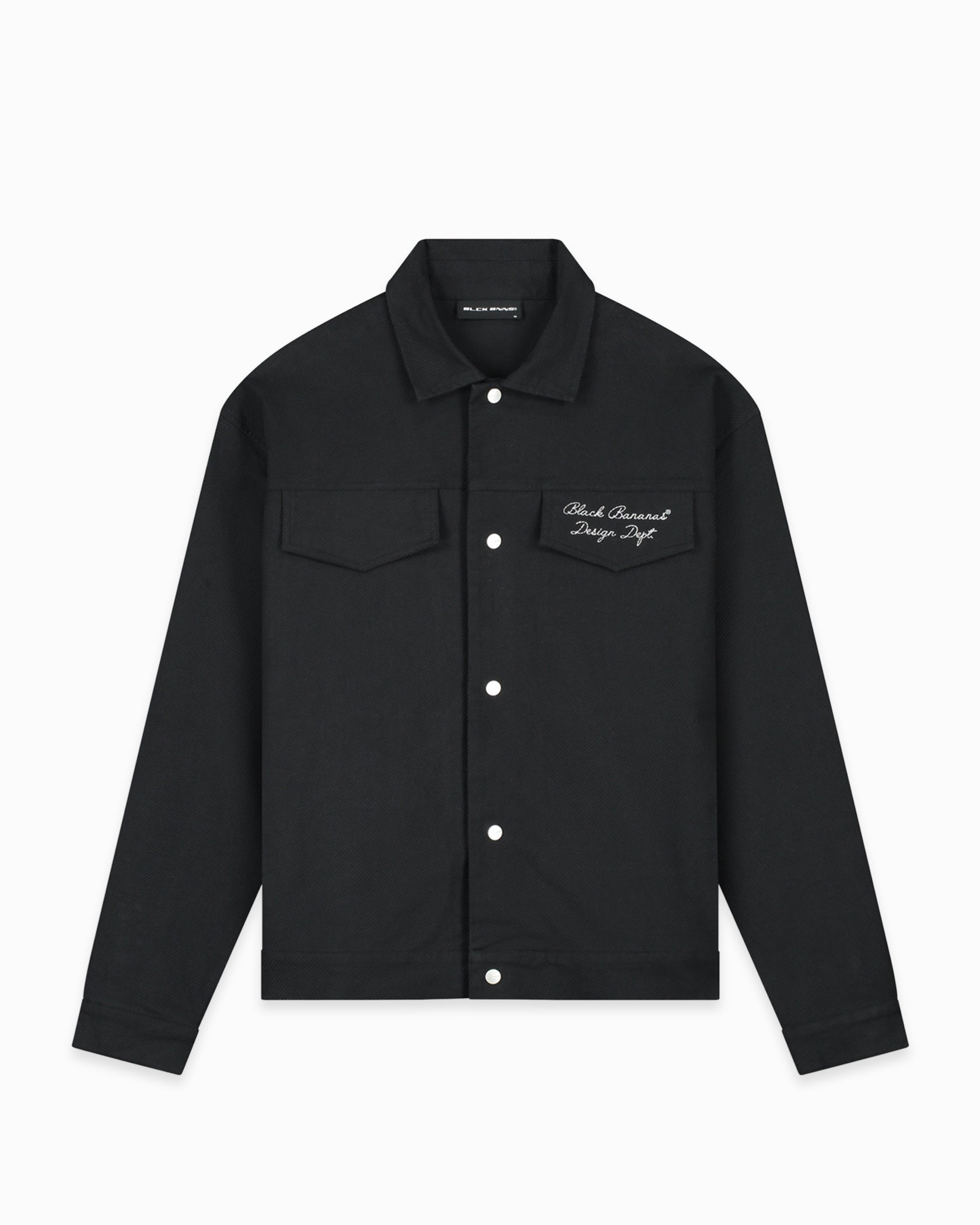 CHAQUETA TWILL RIPPED | Negro