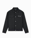 CHAQUETA TWILL RIPPED | Negro
