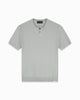WAFLE KNIT HENLEY | gris